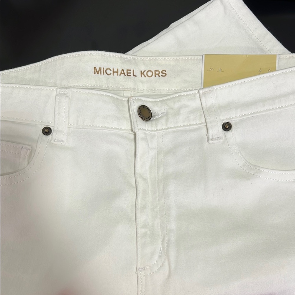 Michael Kors Classic White Denim